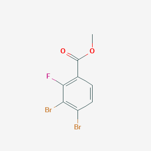 molecular formula C8H5Br2FO2 B1448918 3,4-二溴-2-氟苯甲酸甲酯 CAS No. 1807032-90-1