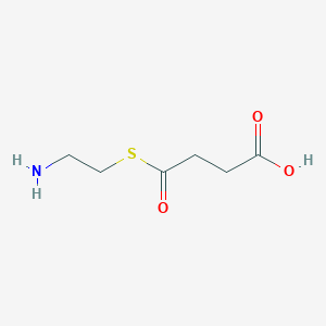 4-[(2-Aminoethyl)sulfanyl]-4-oxobutanoic acid