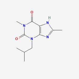 1,8-Dimethyl-3-isobutylxanthine