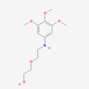 2-[2-(3,4,5-Trimethoxyanilino)ethoxy]ethan-1-ol