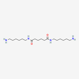 molecular formula C18H38N4O2 B14489292 N,N'-bis(6-aminohexyl)hexanediamide CAS No. 65170-34-5