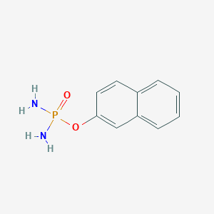 molecular formula C10H11N2O2P B14489319 Naphthalen-2-yl phosphorodiamidate CAS No. 64032-51-5