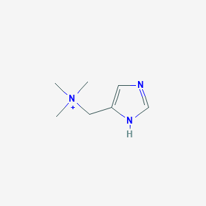 molecular formula C7H14N3+ B14489359 (1H-Imidazol-5-yl)-N,N,N-trimethylmethanaminium CAS No. 65180-92-9