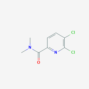 molecular formula C8H8Cl2N2O B1448936 5,6-二氯吡啶-2-羧酸二甲酰胺 CAS No. 2206821-02-3