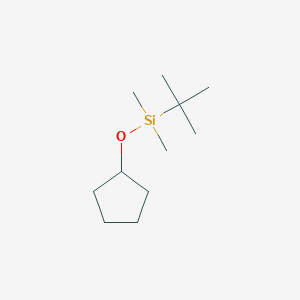molecular formula C11H24OSi B144894 Cyclopentanol, DMTBS CAS No. 135746-46-2