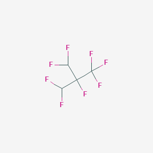 molecular formula C4H2F8 B14489450 2-(Difluoromethyl)-1,1,1,2,3,3-hexafluoropropane CAS No. 65781-21-7