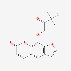 9-(3-Chloro-3-methyl-2-oxobutoxy)-7H-furo[3,2-g][1]benzopyran-7-one