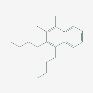 molecular formula C20H28 B14489475 1,2-Dibutyl-3,4-dimethylnaphthalene CAS No. 65308-80-7