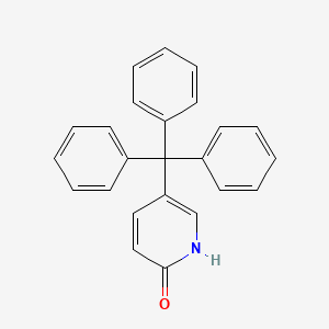 molecular formula C24H19NO B14489488 5-(Triphenylmethyl)pyridin-2(1H)-one CAS No. 64063-54-3