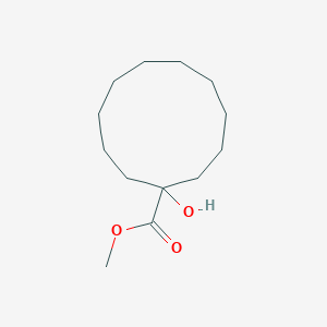 molecular formula C13H24O3 B14489496 Methyl 1-hydroxycycloundecane-1-carboxylate CAS No. 64268-96-8