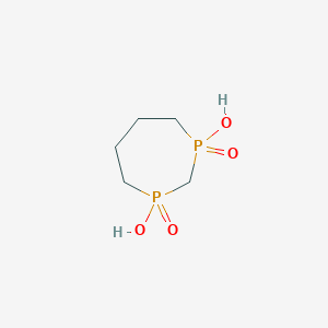 molecular formula C5H12O4P2 B14489501 1,3-Dihydroxy-1lambda~5~,3lambda~5~-diphosphepane-1,3-dione CAS No. 65617-68-7