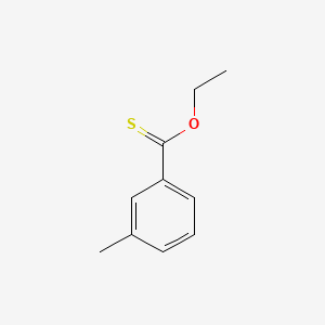 molecular formula C10H12OS B14489524 O-Ethyl 3-methylbenzene-1-carbothioate CAS No. 64559-07-5