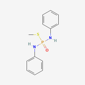 S-Methyl N,N'-diphenylphosphorodiamidothioate