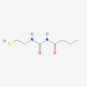 molecular formula C7H14N2O2S B14489581 N-[(2-Sulfanylethyl)carbamoyl]butanamide CAS No. 64847-71-8