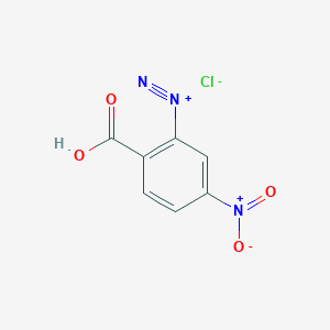 molecular formula C7H4ClN3O4 B14489598 2-Carboxy-5-nitrobenzene-1-diazonium chloride CAS No. 64346-73-2