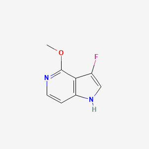 B1448960 3-Fluoro-4-methoxy-5-azaindole CAS No. 1352397-63-7