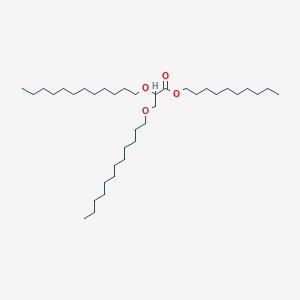 Decyl 2,3-bis(dodecyloxy)propanoate