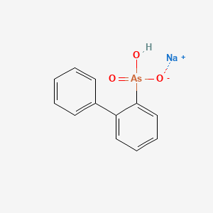 Arsonic acid, (1,1'-biphenyl)-2-YL-, monosodium salt