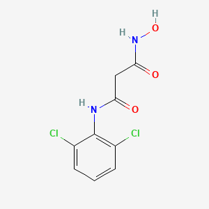 molecular formula C9H8Cl2N2O3 B14489672 N-(2,6-Dichlorophenyl)-N'-hydroxypropanediamide CAS No. 65051-22-1