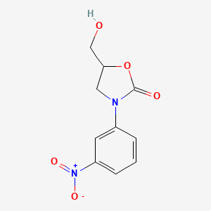 5-(Hydroxymethyl)-3-(3-nitrophenyl)-2-oxazolidinone