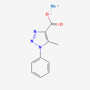 1,2,3-Triazole-4-carboxylic acid, 5-methyl-1-phenyl-, sodium salt