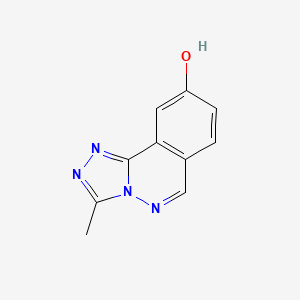 molecular formula C10H8N4O B14489807 3-Methyl[1,2,4]triazolo[3,4-a]phthalazin-9(5H)-one CAS No. 65846-19-7