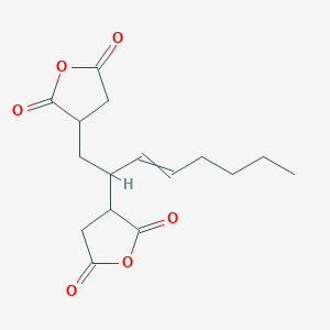 molecular formula C16H20O6 B14489819 3,3'-(Oct-3-ene-1,2-diyl)di(oxolane-2,5-dione) CAS No. 65838-02-0