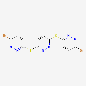 3,6-Bis[(6-bromopyridazin-3-yl)sulfanyl]pyridazine