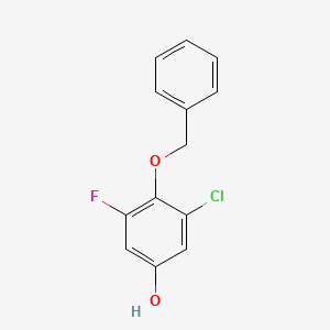 B1448983 4-(Benzyloxy)-3-chloro-5-fluorophenol CAS No. 1881289-00-4