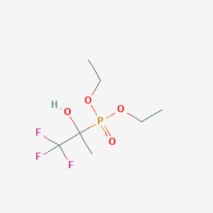 Diethyl (1,1,1-trifluoro-2-hydroxypropan-2-yl)phosphonate