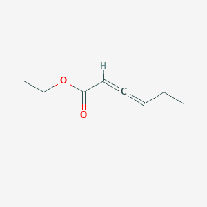 molecular formula C9H14O2 B14489857 Ethyl 4-methylhexa-2,3-dienoate CAS No. 65359-66-2