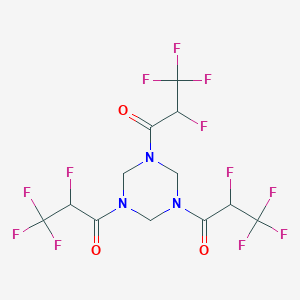 1,1',1''-(1,3,5-Triazinane-1,3,5-triyl)tris(2,3,3,3-tetrafluoropropan-1-one)