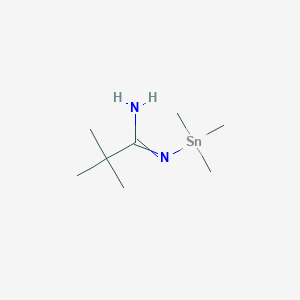 2,2-Dimethyl-N'-(trimethylstannyl)propanimidamide