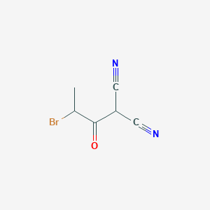 (2-Bromopropanoyl)propanedinitrile