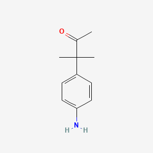 2-Butanone, 3-(4-aminophenyl)-3-methyl-