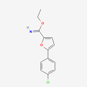 Ethyl 5-(4-chlorophenyl)furan-2-carboximidate