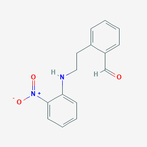 2-[2-(2-Nitroanilino)ethyl]benzaldehyde