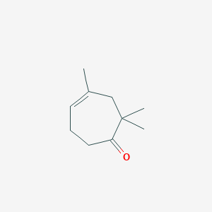 2,2,4-Trimethylcyclohept-4-en-1-one