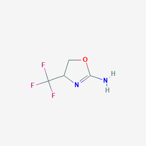 B1449003 4-(Trifluoromethyl)-4,5-dihydrooxazol-2-amine CAS No. 1337881-82-9