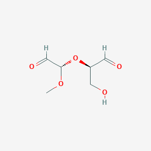 (2R)-3-hydroxy-2-[(1S)-1-methoxy-2-oxoethoxy]propanal