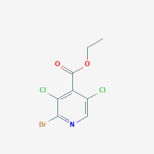 B1449008 Ethyl 2-bromo-3,5-dichloroisonicotinate CAS No. 1807009-32-0