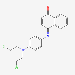 4-(p-Bis(2-chloroethyl)aminophenyl)imino-1(4H)-naphthalenone