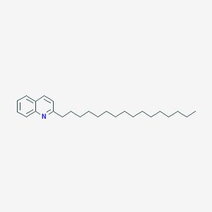 molecular formula C25H39N B14490108 2-Hexadecylquinoline CAS No. 65018-39-5