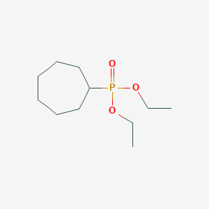 molecular formula C11H23O3P B14490121 Diethyl cycloheptylphosphonate CAS No. 65392-42-9