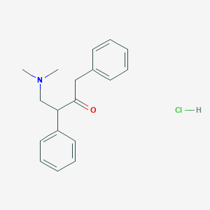 4-(Dimethylamino)-1,3-diphenylbutan-2-one;hydrochloride