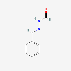 molecular formula C8H8N2O B14490234 Hydrazinecarboxaldehyde, (phenylmethylene)- CAS No. 65161-27-5