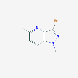 molecular formula C8H8BrN3 B1449024 3-Bromo-1,5-dimethyl-1H-pyrazolo[4,3-b]pyridine CAS No. 1783714-16-8