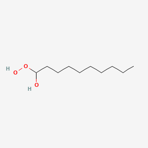 1-Hydroperoxydecan-1-OL