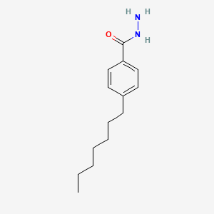 Benzoic acid, 4-heptyl-, hydrazide