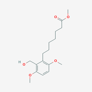 Methyl 7-[2-(hydroxymethyl)-3,6-dimethoxyphenyl]heptanoate